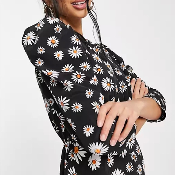 Sonia Rykiel Paris Dresses & Skirts - Sonia Rykiel Sheer Floral Print Dress